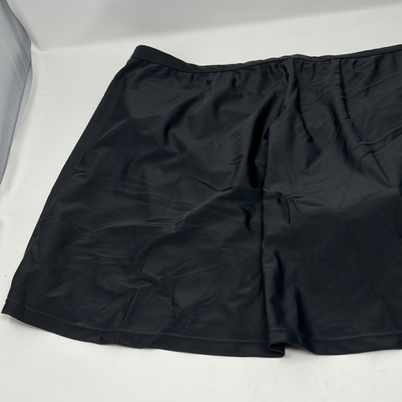 Catalina Plus Black Bathing Suit Bikini Swim Skirt Size 3X - Picture 10 of 12